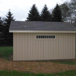 12x16 Gable 7' Sides Transom windows on a slab Richfield WI #5